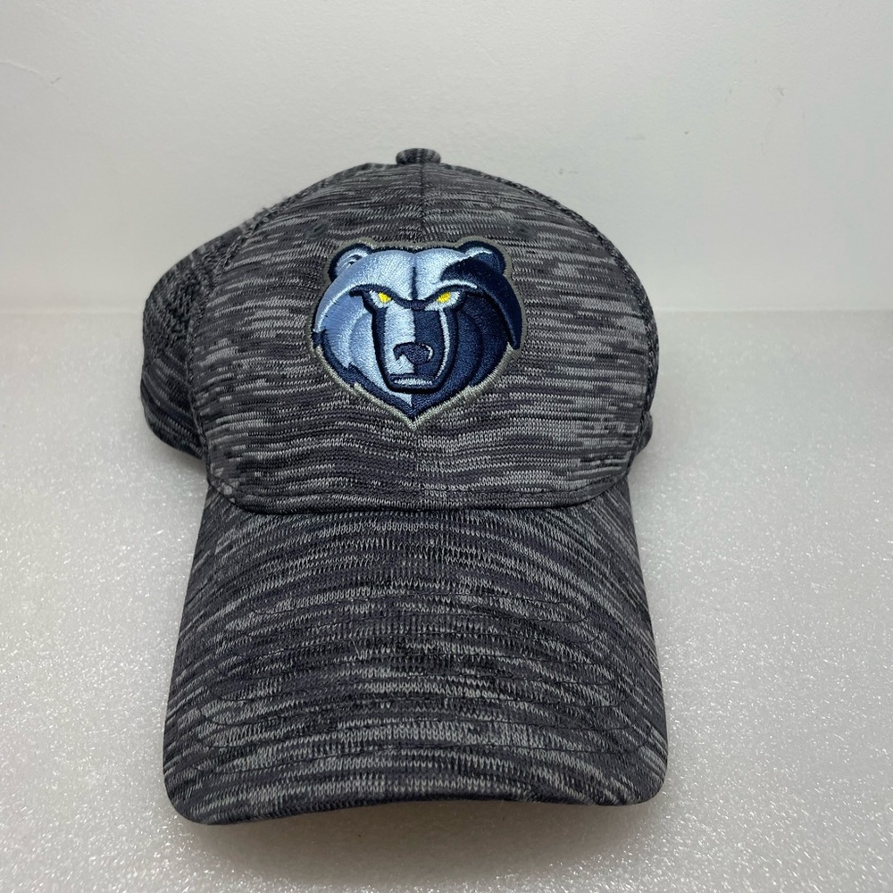 Men's Memphis Grizzlies New Era Gray Tech 9FORTY Snapback Hat